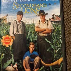Secondhand Lions DVD - Blue & Green Cover